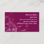 渦巻形のな名刺 名刺 (裏面)