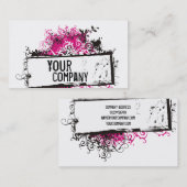 渦巻形のな名刺 名刺 (正面/裏面)