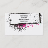 渦巻形のな名刺 名刺 (裏面)