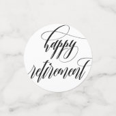 渦巻形のな書道及び写真の退職パーティー コンフェッティ (スモール正面)