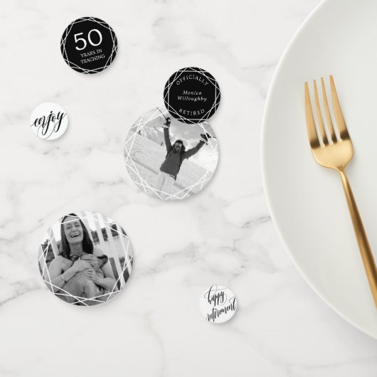 渦巻形のな書道及び写真の退職パーティー コンフェッティ (グループ)