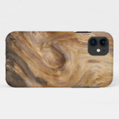 渦巻形のな木製の穀物 Case-Mate iPhoneケース (裏面(横))