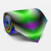 渦巻形のな虹のタイ ネクタイ (ロール)