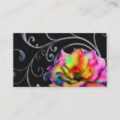 渦巻形のな虹は上がりました 名刺 (裏面)