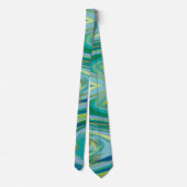 渦巻形のぼやけタイ1 ネクタイ (裏面)