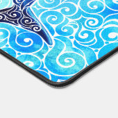 渦巻形のイルカ科 デスクマット (コーナー)