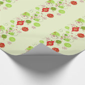 渦巻形のオーナメントラッピング紙、30" x 6' ラッピングペーパー (角)