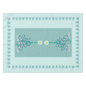 渦巻形のクリスマスツリー52インチx 70インチテーブルクロス テーブルクロス (正面(横))