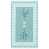 渦巻形のクリスマスツリー60インチx 104インチテーブルクロス テーブルクロス (正面)