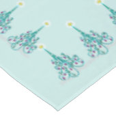 渦巻形のクリスマスツリー60インチx 84インチ テーブルクロス (アングル)