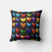 渦巻形のハート クッション (裏面)