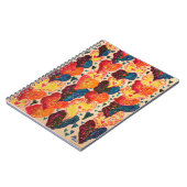 渦巻形のハート ノートブック (左側)