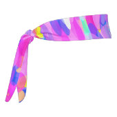 渦巻形のピンク明るいはっきりした明るい色 タイヘッドバンド (回転270)