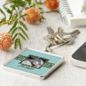 渦巻形のフローラ結婚キーチェーン キーホルダー (側面)