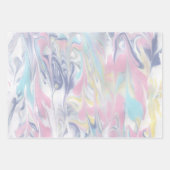 渦巻形のプリント ラッピングペーパーシート (正面3)