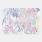 渦巻形のプリント ラッピングペーパーシート (正面2)