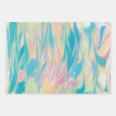 渦巻形のプリント ラッピングペーパーシート (正面3)