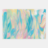 渦巻形のプリント ラッピングペーパーシート (正面2)