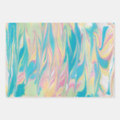 渦巻形のプリント ラッピングペーパーシート (正面)