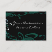 渦巻形の絵を描動揺してスプラッツ –  名刺 (裏面)