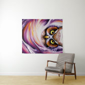 渦巻形の絵を描華美油 タペストリー (インサイチュ(横))