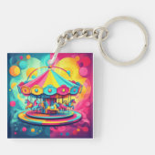 「渦巻疑問に思き」 キーホルダー (裏面)