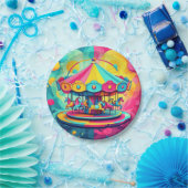 「渦巻疑問に思き」 ペーパープレート (パーティー)