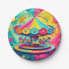 「渦巻疑問に思き」 ペーパープレート