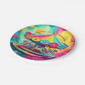 「渦巻疑問に思き」 ペーパープレート (アングル)