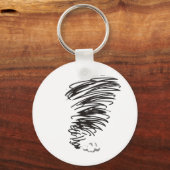 渦巻竜巻 キーホルダー (正面)