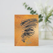 渦巻竜巻 ポストカード (スタンド正面)