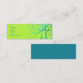 渦巻第0001 スキニー名刺 (正面/裏面)