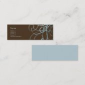 渦巻第0009 スキニー名刺 (正面/裏面)