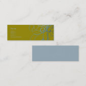 渦巻第0012 スキニー名刺 (正面/裏面)