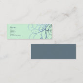 渦巻第0023 スキニー名刺 (正面/裏面)