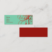 渦巻第0024 スキニー名刺 (正面/裏面)