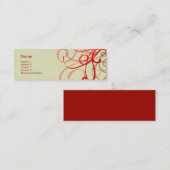 渦巻第0025 スキニー名刺 (正面/裏面)