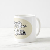 渦巻管及びEustachiaのコーヒー・マグ コーヒーマグカップ (正面右)