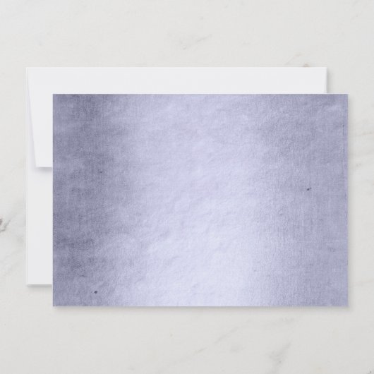 渦巻結晶紫 |ユニコーン恐竜のグラード 招待状 (裏面)