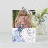 渦巻結晶 | ノベルティ魔法写真卒業 案内状 (スタンド正面)