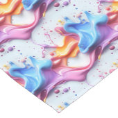 渦巻絵を描き模様 ショートテーブルランナー (コーナー)