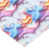 渦巻絵を描き模様 テーブルクロス (アングル)