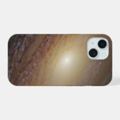 渦巻銀河Ngc 2841 iPhone 15ケース (裏面横)