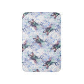 渦巻雲 | Mystical Unicorn角のある恐竜 バスマット (正面縦)