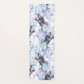 渦巻雲 | Mystical Unicorn角のある恐竜 ヨガマット (裏面)