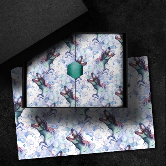 渦巻雲 | Mystical Unicorn角のある恐竜 薄葉紙