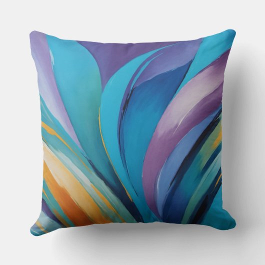 渦巻鮮やかき クッション (裏面)