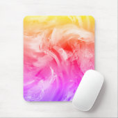 渦巻鮮やかく光の色 マウスパッド (マウス)