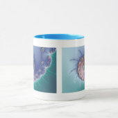 渦巻-フラクタルのマグ マグカップ (中央)