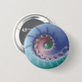 渦巻-フラクタルボタン 缶バッジ (正面&裏面)